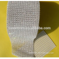 24Row SS12 crystal white plastic strass banding